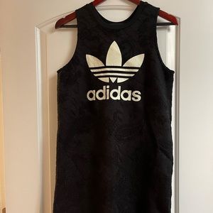 Adidas Originals Logo Black Lace Tank Dress Women’s Limited Edition